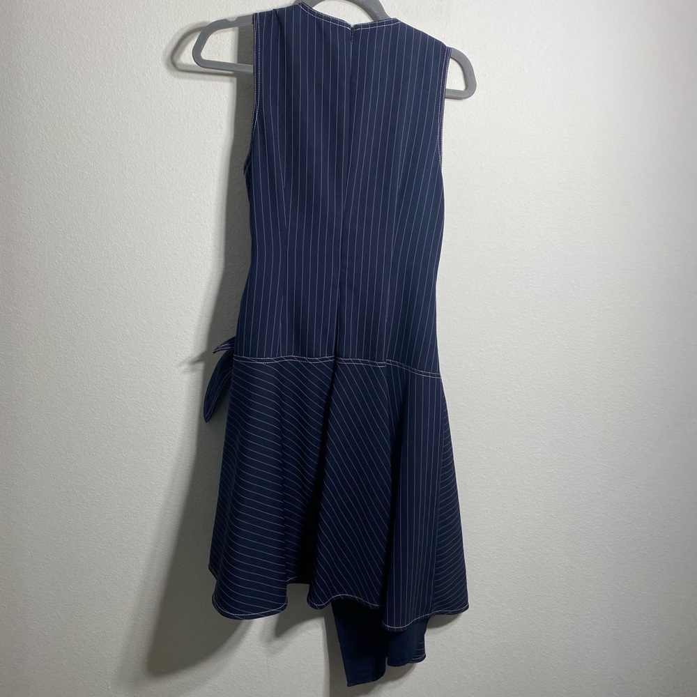 Elliatt “lady” Navy Striped Crepe Dress - Picture 11 of 11